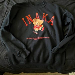 Black Inaka Crewneck